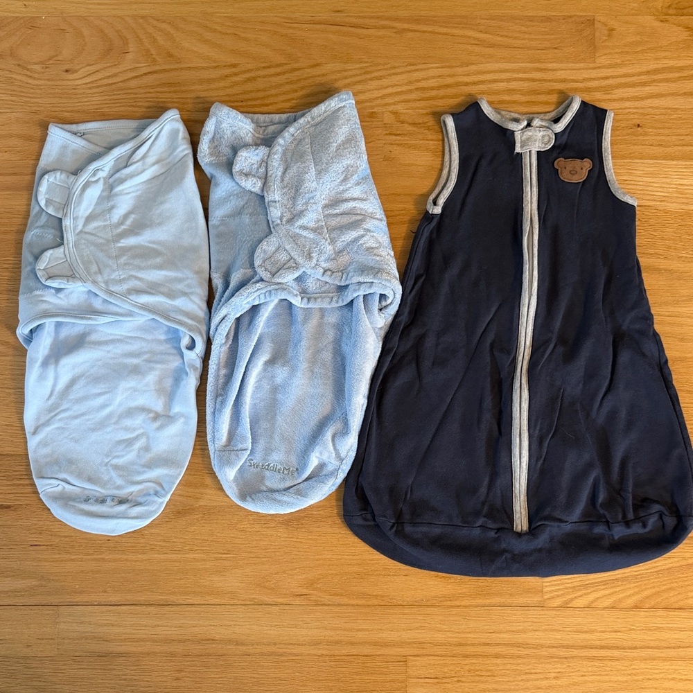 3 pc Infant Baby Summer SwaddleMe Swaddle Sleep Sack Set